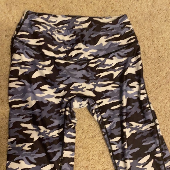 Prism Sport blue and grey camp leggings - Picture 2 of 5